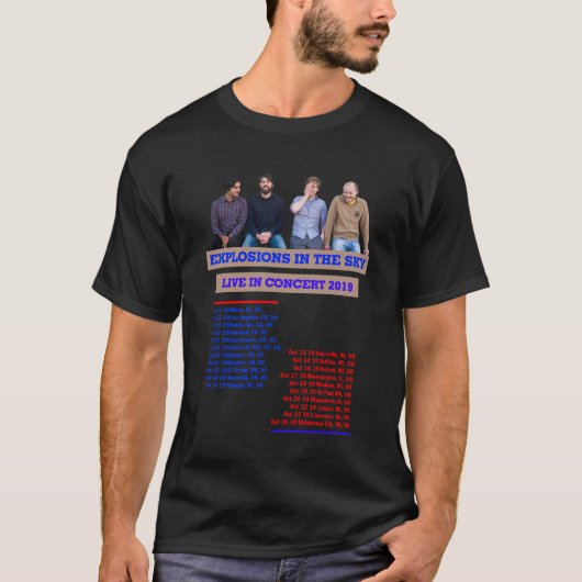 EXPLOSIES IN DE SKY TOUR 2019 T-SHIRT (Voorkant)