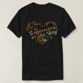 Explosies in de Sky VIGNETTE  KLEUR T-shirt (Design voorkant)