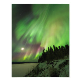 Explosieve Aurora Foto Afdruk