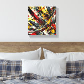 explosieve energie canvas afdruk (Insitu (Slaapkamer))