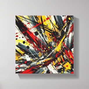 explosieve energie canvas afdruk