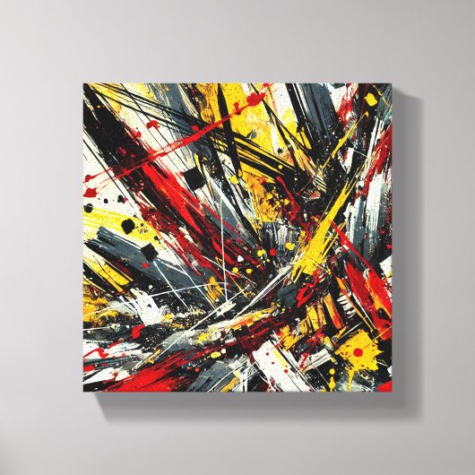 explosieve energie canvas afdruk (Voorkant)