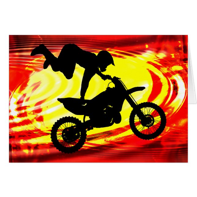 Explosieve motorkruis (Voorkant Horizontaal)