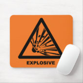 Explosieve mousepad muismat (Met muis)