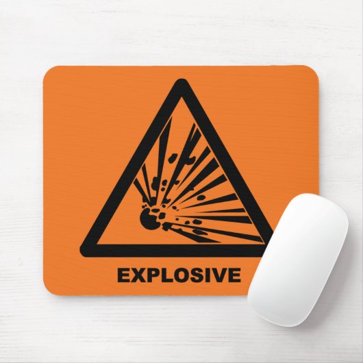 Explosieve mousepad muismat (Met muis)