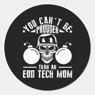 Explosieve Ordnance Disposal Master Badge Bomb Squ Ronde Sticker