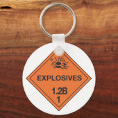Explosieven bord sleutelhanger (Voorkant)