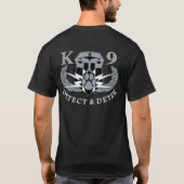Explosieven Detectie K-9 Detect & Deter T-Shirt (Achterkant)