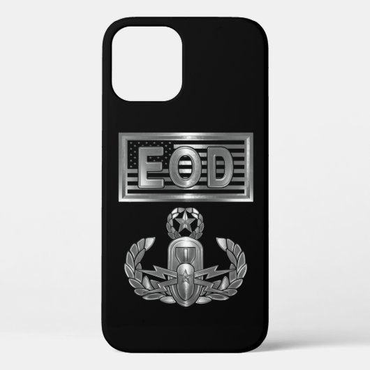Explosieven opruimen (EOD) & Vlag VS Case-Mate iPhone Case (Achterkant)