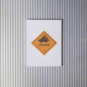 Explosif 1 Étiquette