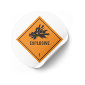 Explosif 1 Étiquette