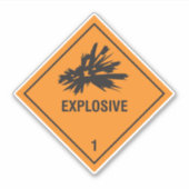 Explosif 1 Étiquette (Devant)