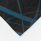 Explosion2 linéaire cyan - couverture d'ouatine (Coin)