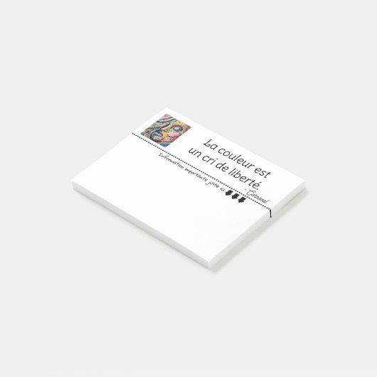  Explosion de couleurs pixelisées Post-it® Notes (Schuin)