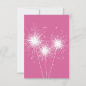 Explosion de paillettes RSVP (fuchsia) (Dos)