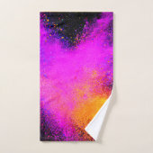 Explosion de Poudre Colorée (Serviette à main)