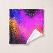 Explosion de Poudre Colorée (Gant de toilette)