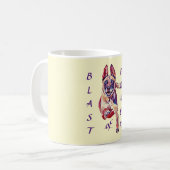 Explosion de puissance peinte Mug Malinois belge (Devant gauche)