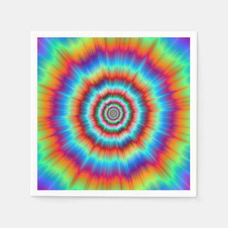 Explosion de serviettes jetables en bleu et orange