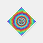 Explosion de serviettes jetables en bleu et orange (Coin)