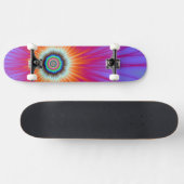 Explosion de skateboard en bleu rose et rouge (Horz)
