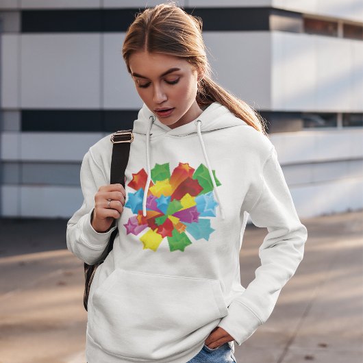 Explosion D'étoiles Sweat À Capuche
