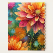 Explosion florale : Motif couleur éclatante (Dos)