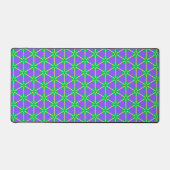 Explosion géométrique en violet, vert et jaune (Recto)