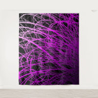 Explosion linéaire violet - Tapisserie