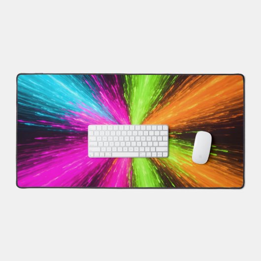 Explosion néon radiale (Clavier et souris)