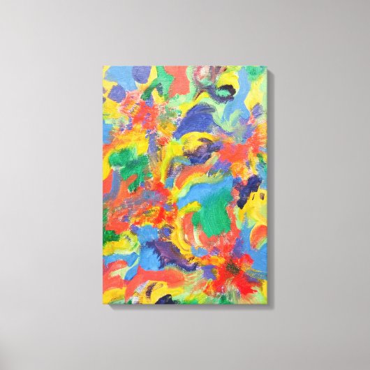 Explosion of Colors Canvas Afdruk (Voorkant)