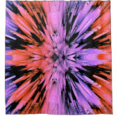 Explosion rose en poudre Rideau de douche Abstrait (Devant)