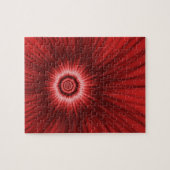    Explosion rouge de puzzle (Horizontal)