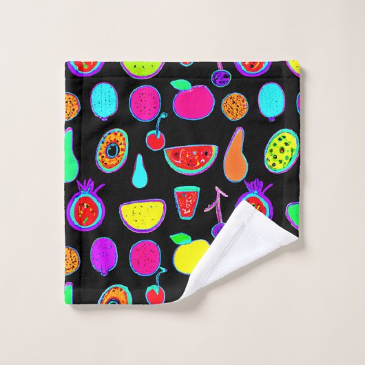 Explosion tropicale (Gant de toilette)