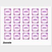 Explosion violette Hébreu Happy Stickers Pâque (Feuille)