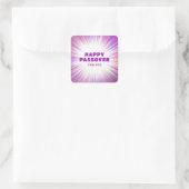 Explosion violette Hébreu Happy Stickers Pâque (Sac)