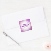 Explosion violette Hébreu Happy Stickers Pâque (Enveloppe)