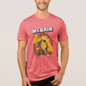 Explosive Action Hero McBain Tri-Blend Shirt (Voorkant)