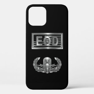 Explosive Ordnance Disposal (EOD) & USA Flag  iPhone 12 Hoesje