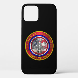 Explosive Ordnance Disposal (EOD) Veteran iPhone 12 Hoesje