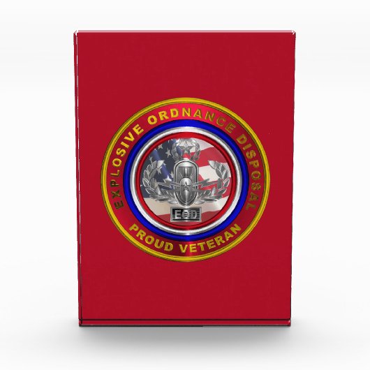 Explosive Ordnance Disposal (EOD) Veteran Fotoblokken (Voorkant)