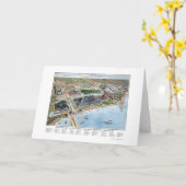 Expo colombienne de Chicago, carte panoramique de (Fleur jaune)