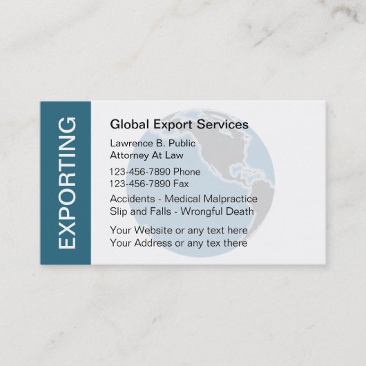 Exportation des cartes de visite (Devant)