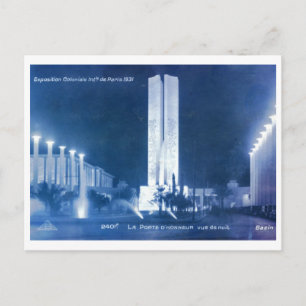 Expositie Coloniale Paris, Vintage 1931 Briefkaart