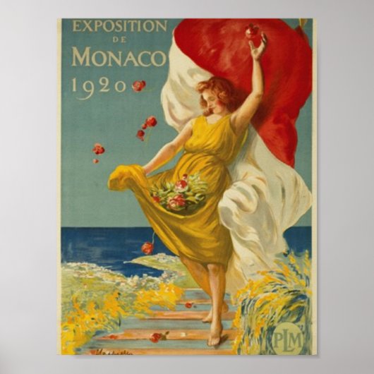 Expositie Monaco 1920 Poster (Voorkant)