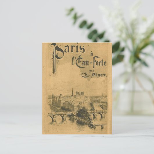 Expositie Parijs 1900 Briefkaart (Staand voorkant)