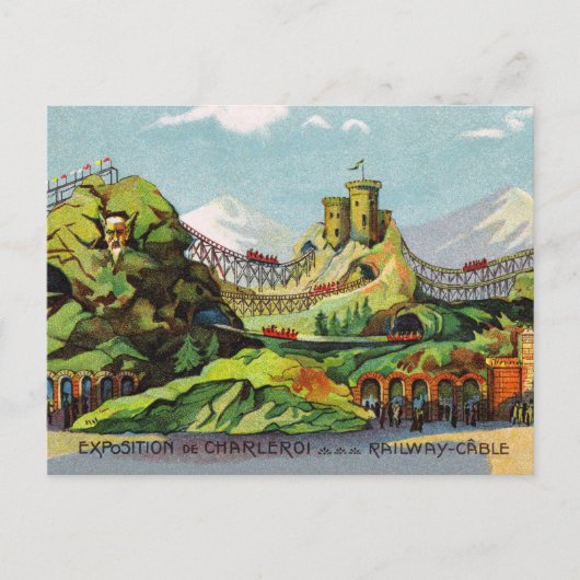 Expositie van het Briefkaart Charleroi (Voorkant)