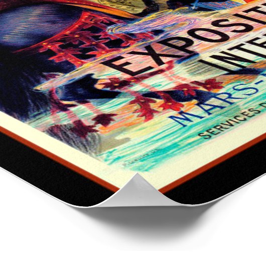 Exposition de Rome 1911 Affiche de voyage (Coin)