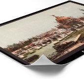 Exposition Universal, 1900, Parijs, Frankrijk Poster (Hoek)