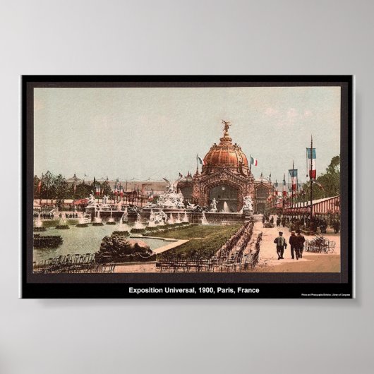 Exposition Universal, 1900, Parijs, Frankrijk Poster (Voorkant)